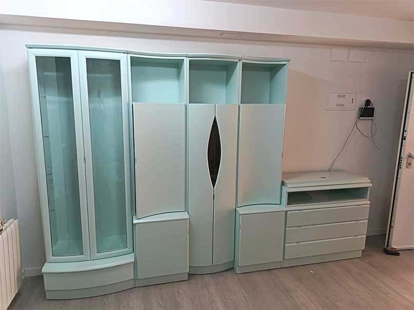 Transformación elegante de mueble de salón