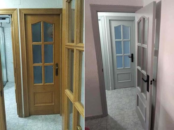 Transformación magistral de puertas de paso