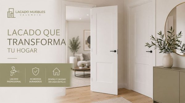 Lacado de puertas en Valencia: precios, proceso y cuánto se tarda