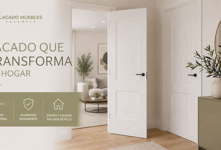 Lacado de puertas en Valencia: precios, proceso y cuánto se tarda